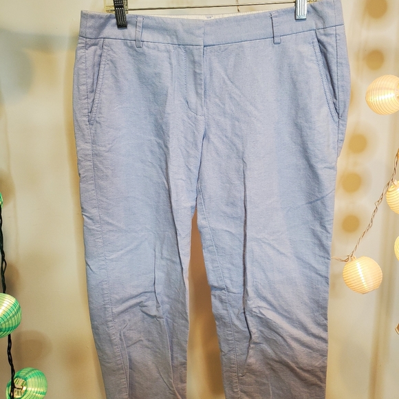 light blue capri pants